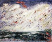 James Ensor The Ride of the Valkyries oil